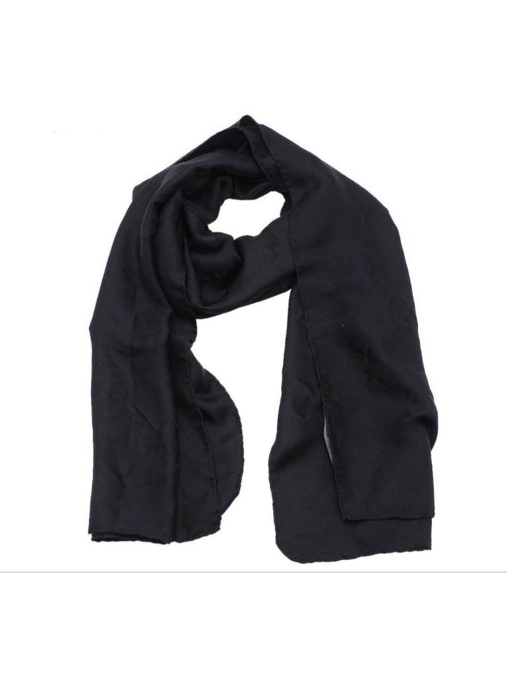 Gucci Double G GG Pattern Silk Shawl Scarf